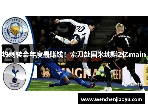热刺转会年度最赚钱!索刀赴国米纯赚2亿main